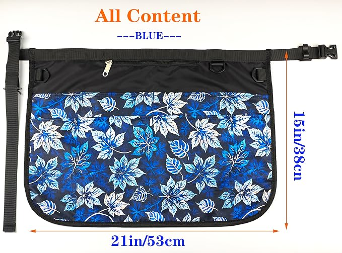 Bafelia Garden Apron for Women with 7 Pocket,Half Florist Apron Harvesting Apron