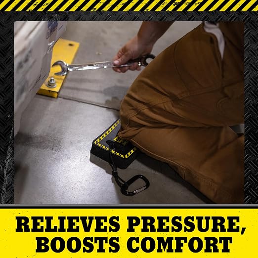 Pocket Kneeler with Lanyard 4” x 6” x 1” | One-Inch-Thick Kneeling Pad | Heavy-Duty Foam Pad Anti-Fatigue Mat | Portable Knee Mat | Industrial-Grade Protection for Knees & Back