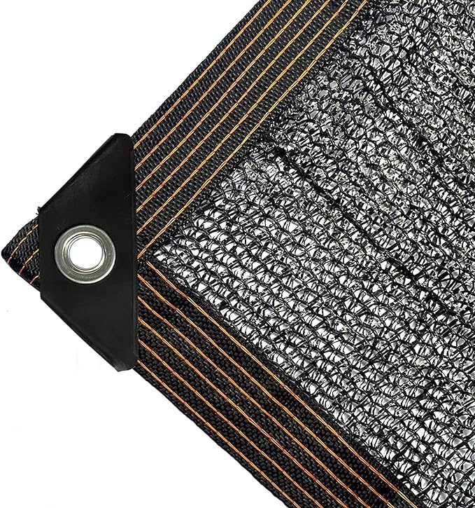winemana 50% Black Shade Cloth, 14 x 20 FT Durable Mesh Tarp with Grommets, Garden Sunblock Shade Cloth Shading Antifreezing for Plants Cover, Greenhouse, Barns Kennel, Patio, Tomatoes