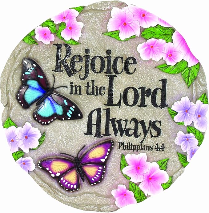 Spoontiques Rejoice in The Lord Stepping Stone