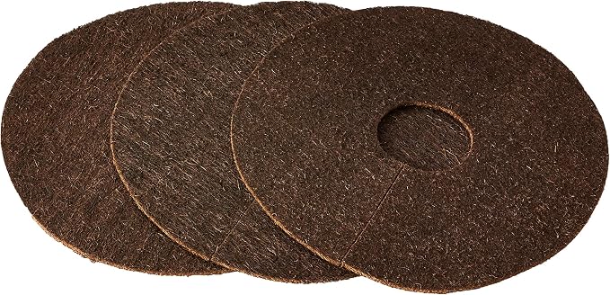 Bosmere M226 3-Pack Tree Protection Weed Mats, 18-Inch