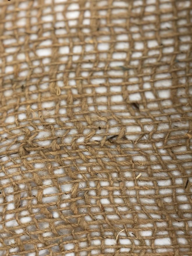 AK-Trading Jute Erosion Control, Soil Saver Mesh Blanket - 48" Wide x 1 Yard (3 feet Long) - 12 Sq. Ft. Coverage