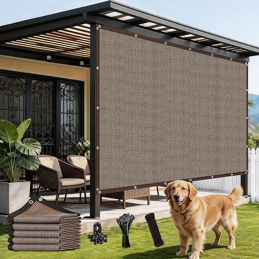 Shade Cloth for Garden ，Greenhouse Plants Fence Privacy Screen s Outdoor Patio Balcony Awning mesh tarp pergola Cover Screen Porch Backyard Apartments Retractable