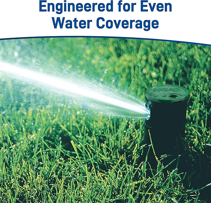 Orbit 55460 Voyager 4" Hard Top Pop-Up Gear Drive Rotor Sprinkler Head, 35 ft, Adjustable