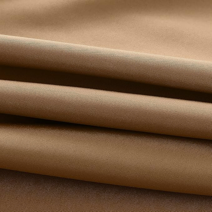 MASTERCANOPY Patio Umbrella 7.5 ft Replacement Canopy for 6 Ribs-Khaki Canopy Only