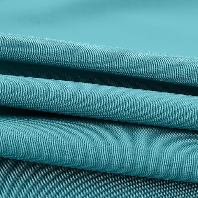 MASTERCANOPY Patio Umbrella 7.5 ft Replacement Canopy for 6 Ribs-Turquoise Canopy Only