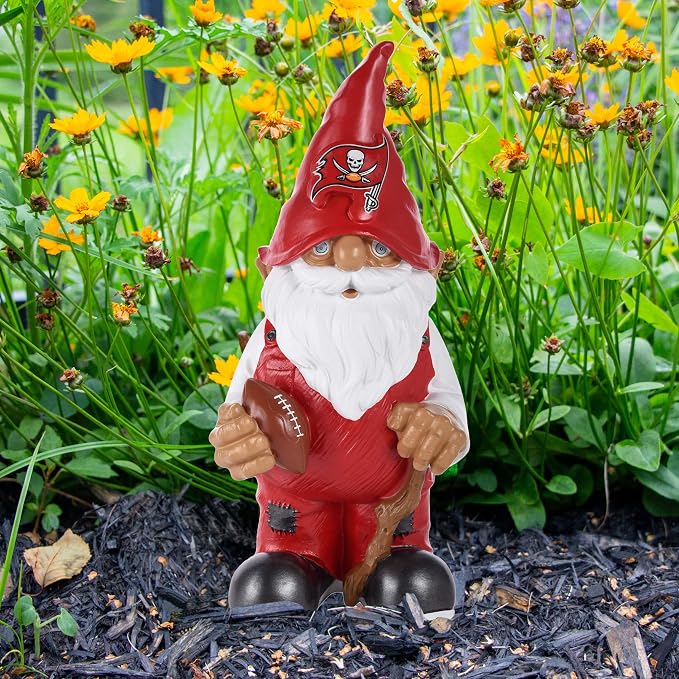 NFL Resin 11.5" Team Logo Outdoor Garden Statue Gnome