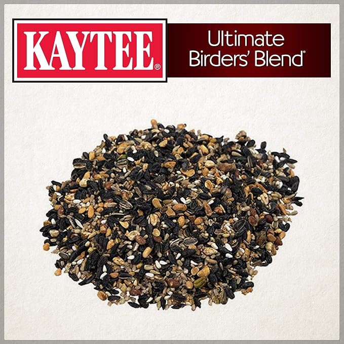 Kaytee Ultimate Birder's Blend Food,Wild Bird Seed for Grosbeaks,Cardinals,Nuthatches,Woodpeckers & More Outside Feeders,10 Pound,(Pack of 2)