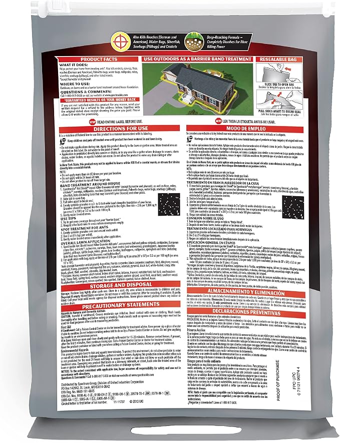 Spectracide Ant Shield Insect Killer Granules, 3 lb, Case Pack of 1