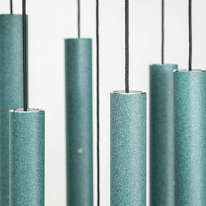 Corinthian Bells by Wind River - 27 inch Patina Green Wind Chime for Patio, Backyard, Garden, and Outdoor Decor (Aluminum Chime) Made in the USA