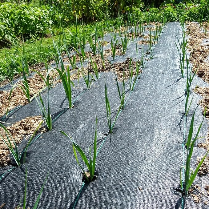 Landscape Fabric 4FT X 100FT Heavy Duty Weed Barrier Fabric,Weed Landscape Fabric Barrier, Heavy Duty Geotextile 3.2 OZ Garden Fabric Weed Barrier for Flower Bed, Ground Fabric