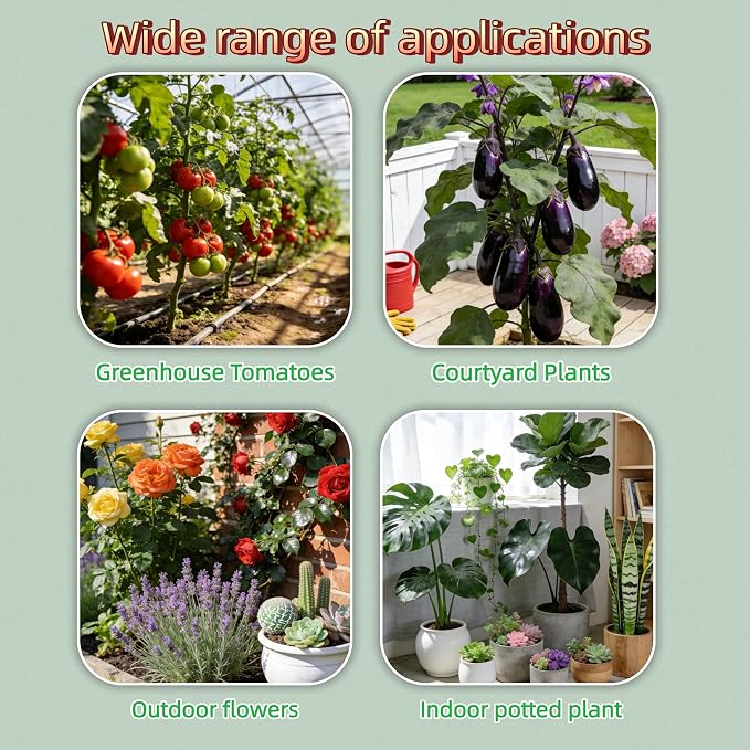 100Pcs Garden Vine Plant Support Clips,Plastic Fixing Clips for Securing and Training Climbing Plants,Tomatoes,Grapes,Vine Vegetables and Potted Plant (100, Black)