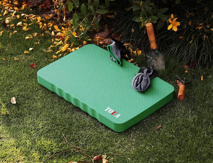 Kneeling Pad Thick Extra Large High Density Foam Comfort Kneeling Pad for Work Gardening Yoga Exercise Garden Knee Pad Green, 1 Pack