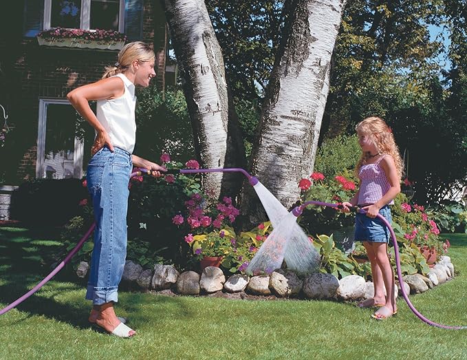 Dramm Sunrise Soft Rain Watering Spray Wand – 16” Long, Green – Gentle Full-Flow Spray with Shut-Off Valve & 8” Foam Grip – Lightweight & Durable for Gardens, Hanging Baskets & Planters