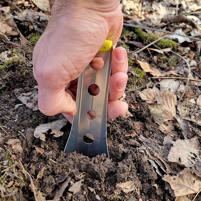 Ultralight Backpacking Trowel, 0.48 oz (13.5g) Yellow