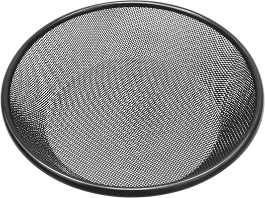 11.8" W Soil Sifter for Gardening, 2mm Grid Rock Sifter for 5 Gallon Bucket, Stainless Steel Fine Dirt Sifter, Compost Sifter for Capturing Dirt, Sand, Rocks, and Filtering Compost (Black)