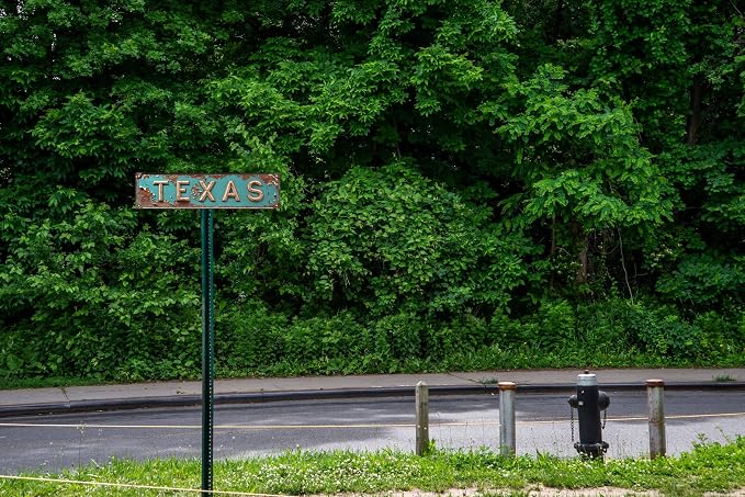 Rustic Texas Metal Tin Sign 4x16 in Vintage Wall Art with for Home Door Garden Man Cave Club and Farmhouse Decor