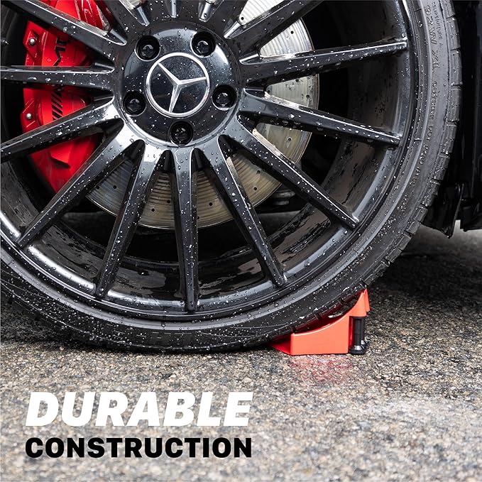 Maxshine Universal Ezy Wheel Hose Roller, 2-Pack (Red) | Car Wash Hose Guide Inserts Prevent Unnecessary Friction & Snags | Auto Detailing Tool for Smooth, Tangle-Free Car Washing & Garage Use