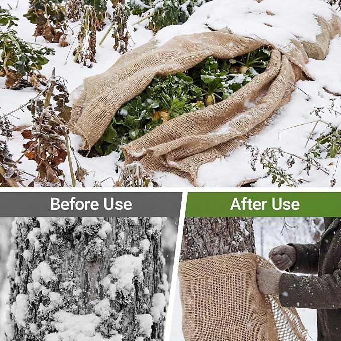 150 ft Long Erosion Control Blanket, Soil Saver Mesh Jute Straw Blanket 40" x 50 Yards - 500 Sq. ft. Coverage, Garden and Landscape Cover, Mulch, Slope Stabilizer, Seed Protector