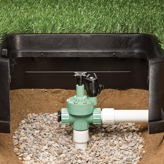 Orbit 57020P 1" FPT 100 Series Automatic Inline/Angle Sprinkler Valve with Flow Control