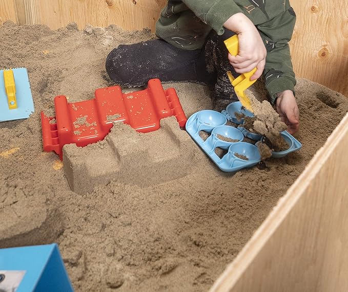 Superio Snow and Sand Fun Toy Trowel Rectangle Shape – Kids Snow Toy, Light Blue & Yellow Hand Trowel, Sturdy and Well Designed