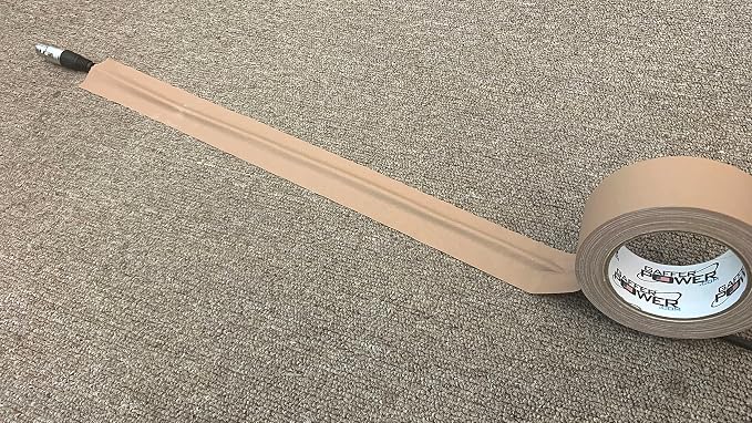 Gaffer Power Proudly Made in The USA, Real Professional Grade Gaffer Tape, Heavy Duty Gaffers Tape, Non-Reflective, Multipurpose. 2 Inches x 30 Yards, Tan