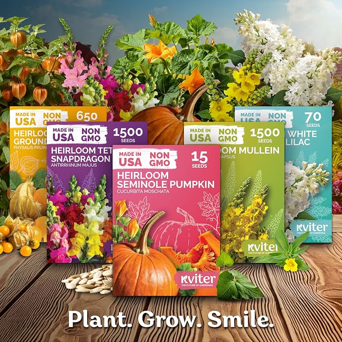 KVITER 5000 Single Mix Poppy Seeds (Papaver Rhoeas) - Shirley Poppies, Mix Color, Tall Flowers, Deer Resistant Cut Flowers, Wildflower Seed Packets - Annual Flower Seeds for Outdoor Garden, Flower Bed