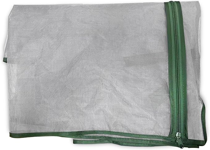 Gardzen Replacement Zipper Mesh Cover for Mini Greenhouse 36.2"(L) x18.9(W) x33.3(H), R1