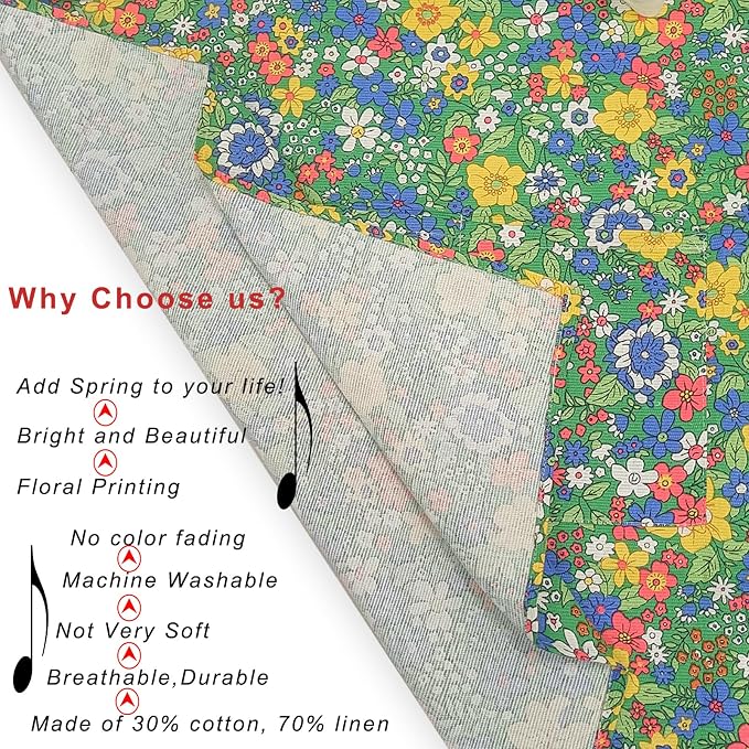 DILLMAN 2 Pack Floral Aprons with Pocket Blooming Womens Waterproof Adjustable Cooking Aprons Kitchen Gardening Salon