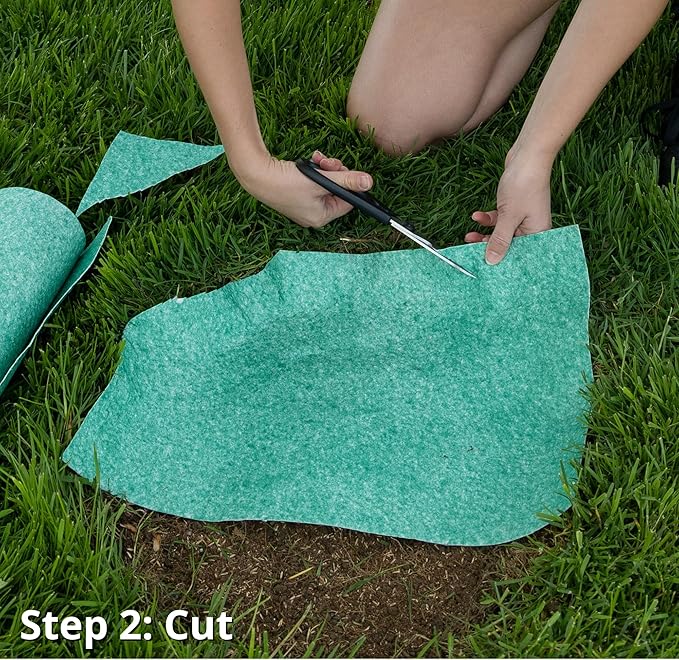 Jonathan Green (10410) Black Beauty SeedRoll Grass Seed Mat - Cool Season Lawn Seed, Fertilizer, & Mulch (50 Sq. Ft.)
