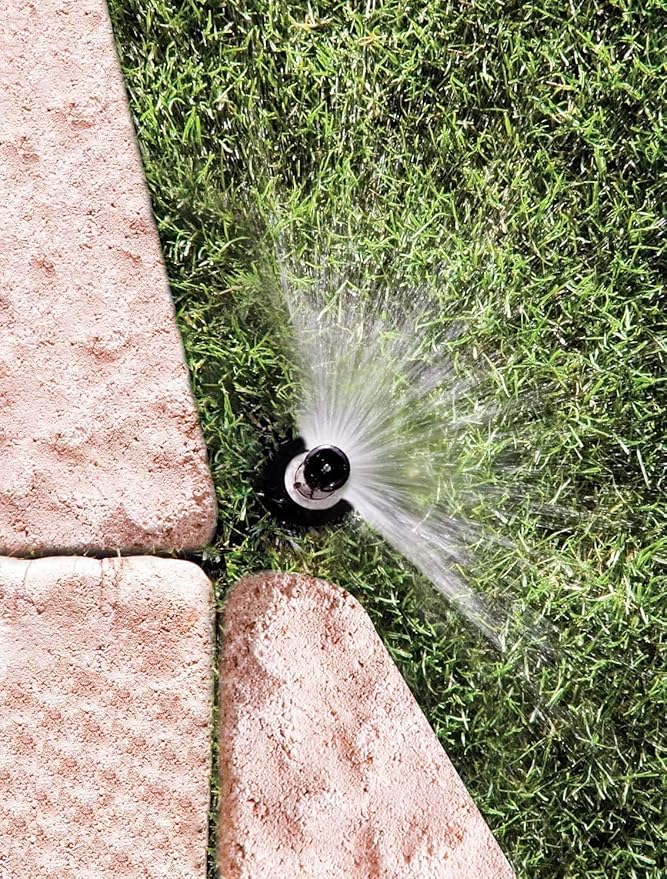 Rain Bird 1802APPRS Pressure Regulating (PRS) Professional Pop-Up Sprinkler, Adjustable 0-360° Pattern, 8' - 15' Spray Distance, 2" Pop-up Height