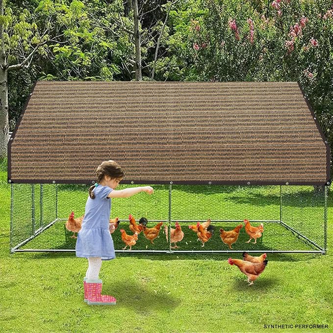 80% Shade Cloth -5x20FT Sunblock Net with Grommet,Lightweight and Durable UV Protection,Shade Cloth for Garden Patio Pergola Balcony Plants Greenhouse Dog Kennel Chicken Coop Outdoor