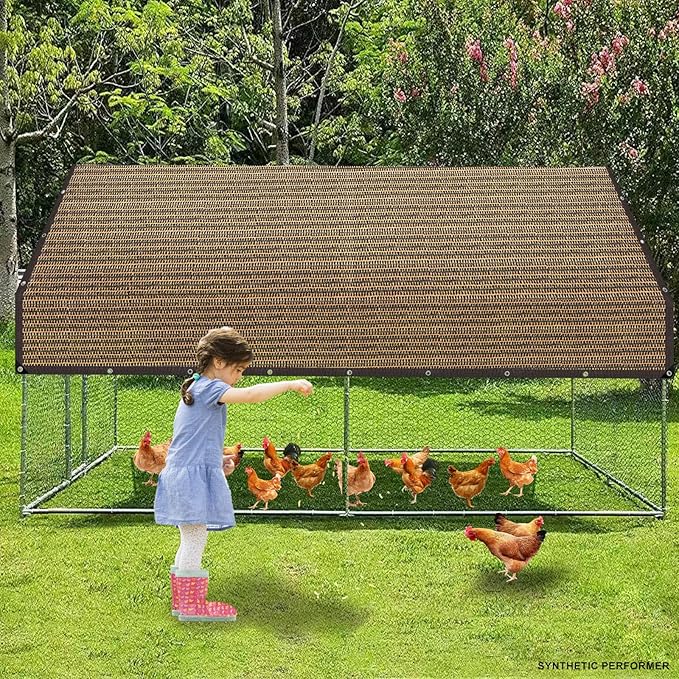 80% Shade Cloth -4x16FT Sunblock Net with Grommet,Lightweight and Durable UV Protection,Shade Cloth for Garden Patio Pergola Balcony Plants Greenhouse Dog Kennel Chicken Coop Outdoor