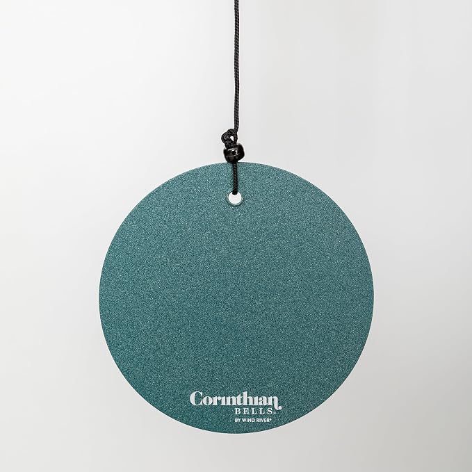 Corinthian Bells by Wind River - 30 inch Patina Green Wind Chime for Patio, Backyard, Garden, and Outdoor Decor (Aluminum Chime) Made in the USA