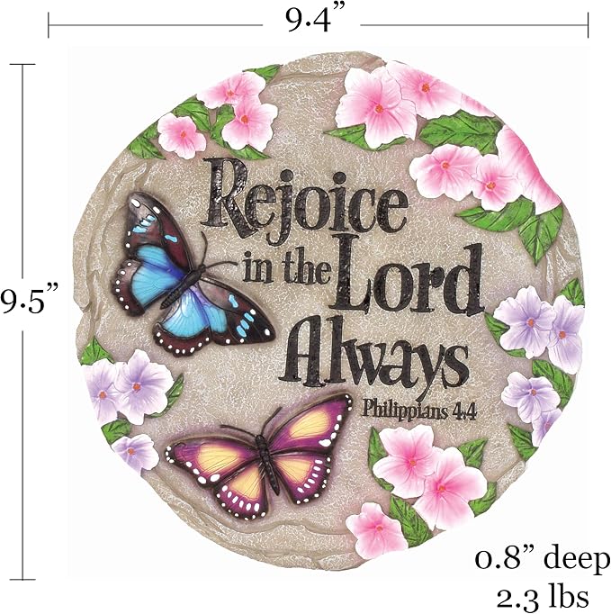 Spoontiques Rejoice in The Lord Stepping Stone