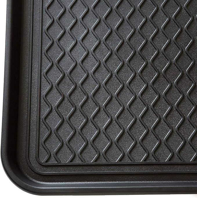 2 Pack Large Multifunctional Tray Mat Washable Indoor or Outdoor Tray Mat for Shoes Boots Plants Pots Paint Tins Pet Bowls Car Storage, 30 x 15 x 1.2 Inches