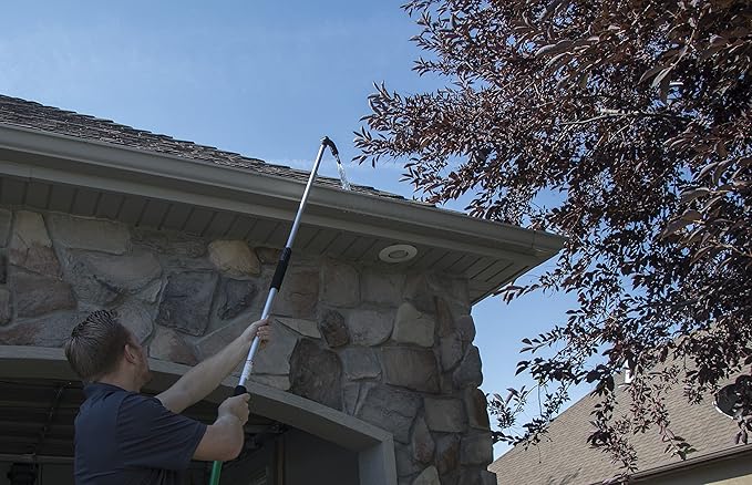 5-Pack Orbit 58543 Telescoping Gutter Cleaning Wand, Silver