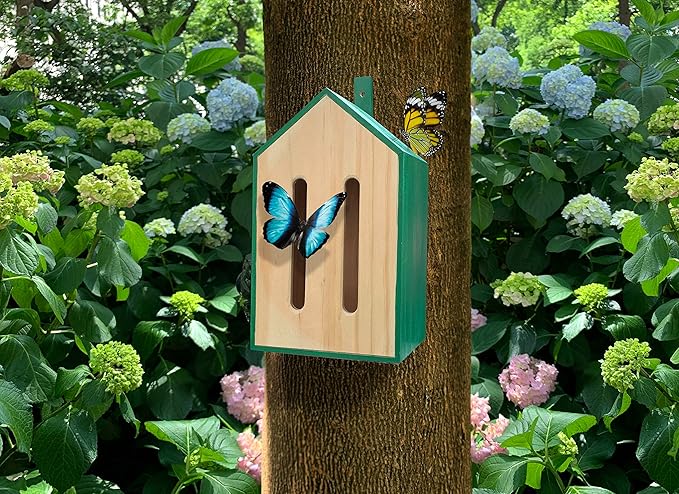 Kikkerland Butterfly House Garden Decor, 1 EA