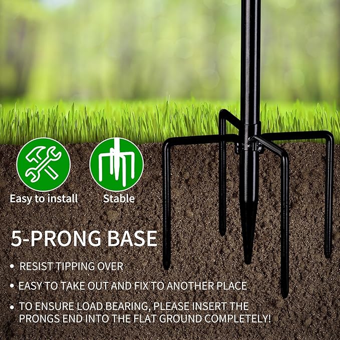 40In Metal Bird Bath for Outdoors,Removable 3" Deep 13" Dia Bowl Heavy-Duty Base,Standing Birdbath Feeder Rust-Proof Birdbaths for Garden Yard Patio Lawn Decor