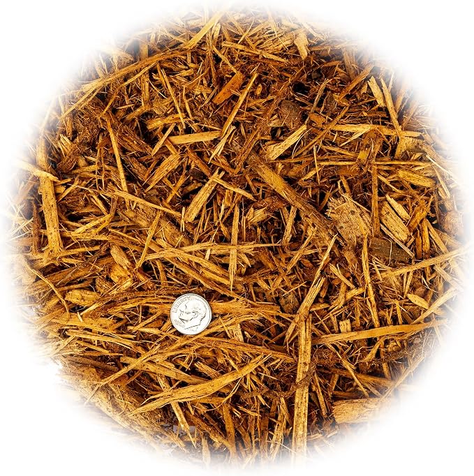 Gardenera Premium Yellow Mulch - Transform Your Landscape with Natural Elegance - 1 Quart