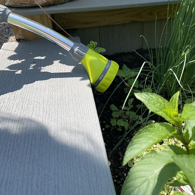 15" Watering Wand, 8 Spray Patterns, Thumb Control