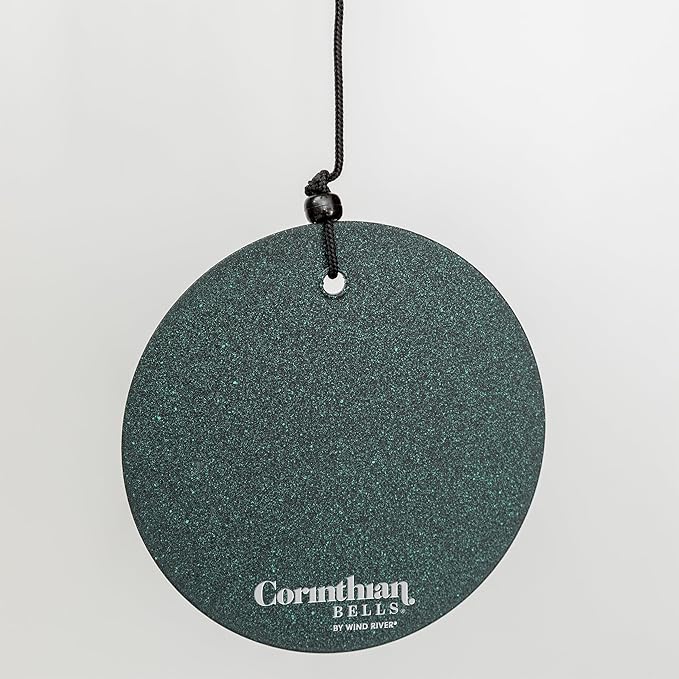 Corinthian Bells 27 Inch Green Wind Chimes for Outside, Outdoor Garden Wind Chime for Patio & Backyard Decor, Made in USA