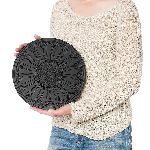 HF by LT Rubber Frog Garden Stepping Stone, 11-3/4 inches, Set of 3