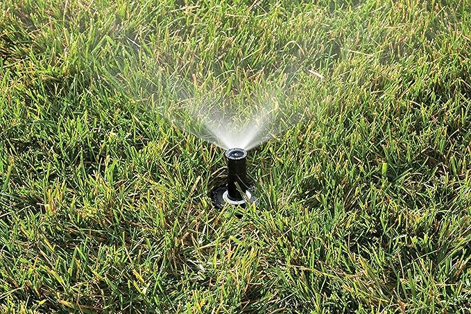 Rain Bird 1802QDSPRS Pressure Regulating (PRS) Professional Dual Spray Pop-Up Sprinkler, 90° Quarter Circle Pattern, 8' - 15' Spray Distance, 2" Pop-up Height (Pack of 2)