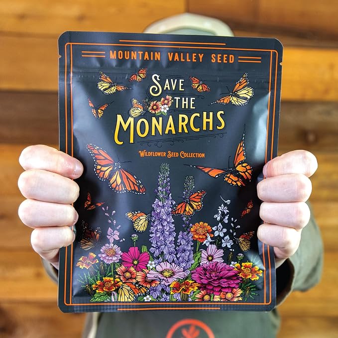 Wildflower Seeds Bulk – National Wildflower Seed Collection – Perennial Wildflowers Mix – Flower Seeds for Planting – Wild Flowers (Save the Monarchs)