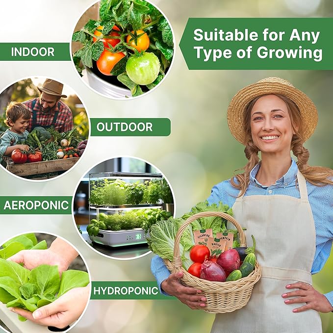 35 Medicinal & Tea Herb Seeds and 25 Edible Flower Seeds Variety Pack Bundle, 24,300+ Non-GMO Heirloom Garden Seeds for Planting Flowers and Herbs for Indoor & Outdoor Gardening