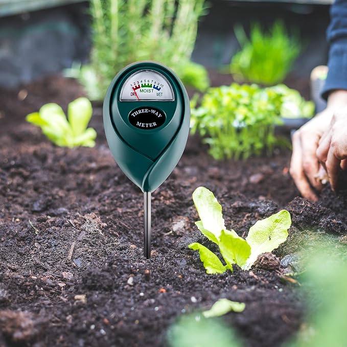 Tennedriv Green 2 Pack Soil Moisture Meter for House Plants, Plant Water Meter,Plant Moisture Meter for House Plants and Outdoor Plants, No Batteries Required