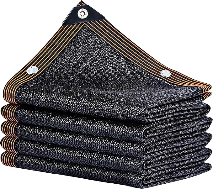 winemana 90% Shade Cloth, Dog Kennel Shade Cover, 6.6 x 16 FT Sturdy Durable Sunblock Shade Mesh Tarp with Grommets for Patio Plants Greenhouse Chicken Coop Porch