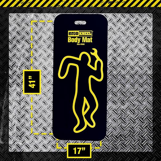 Body Mat | 41' x 17' x 1' Kneeling Pad | Heavy-Duty Foam Anti-Fatigue Mat for Severe Kneeling & Industrial Use