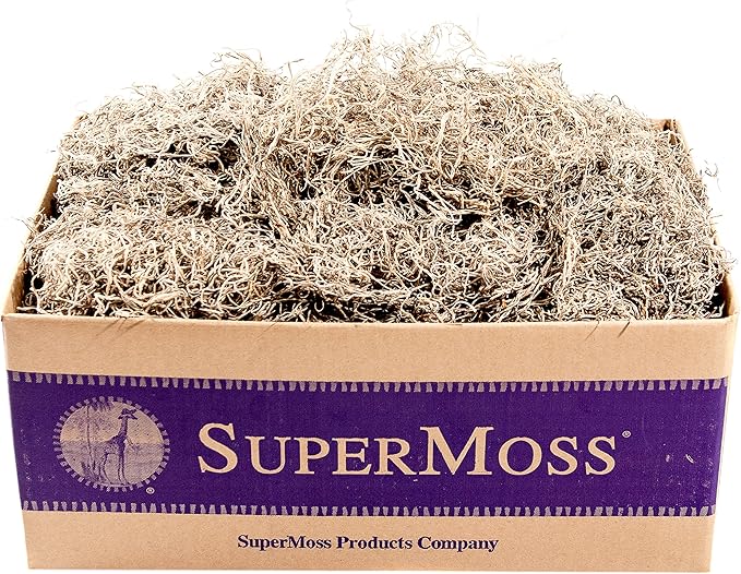 SuperMoss (26926) Spanish Moss Dried, Natural, 3 Pounds